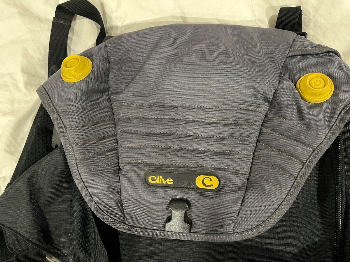 Vintage Unisex Clive Skater Backpack Black and Grey | eBay