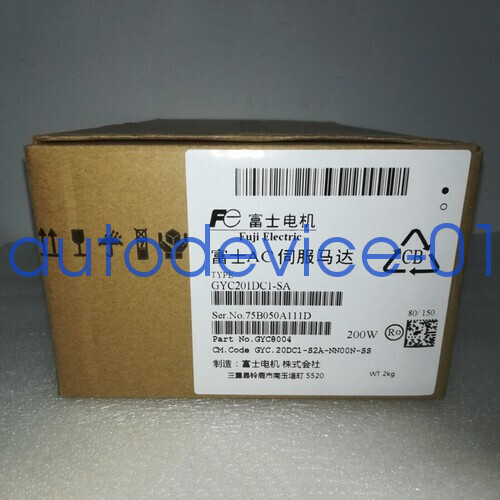 1PC FUJI GYC201DC1-SA GYC201DC1SA Servo Motor New Expedited Shipping DHL/FedEx - Afbeelding 1 van 5