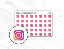 1672~~Instagram Inspired Planner Stickers.