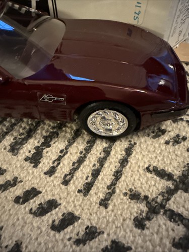 AMT ERTL 1993 Chevrolet Corvette ZR-1 Ruby Red Metallic 1:25 Scale ...