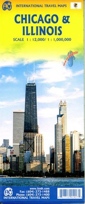 Chicago & Illinois | ITM Map 1:12000 | Englisch | (Land-)Karte | ITM Map | 2025