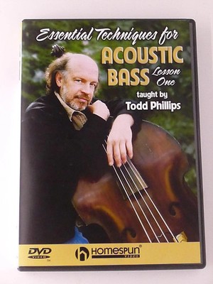 Essential Techniques for Acoustic Bass Lesson One DVD 2004 Brand New