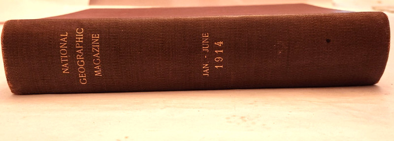 1914 Bound Magazine: National Geographic: January to June