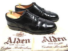 Alden Herrenschuhe / Cordovan ( 2146 ) in 41 / UK 7,5 / US 8 / Schwarz/Top