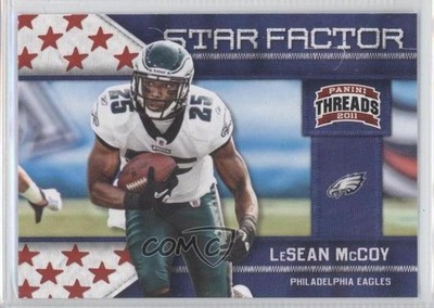 2011 Panini Threads Star Factor LeSean McCoy #17 0b0