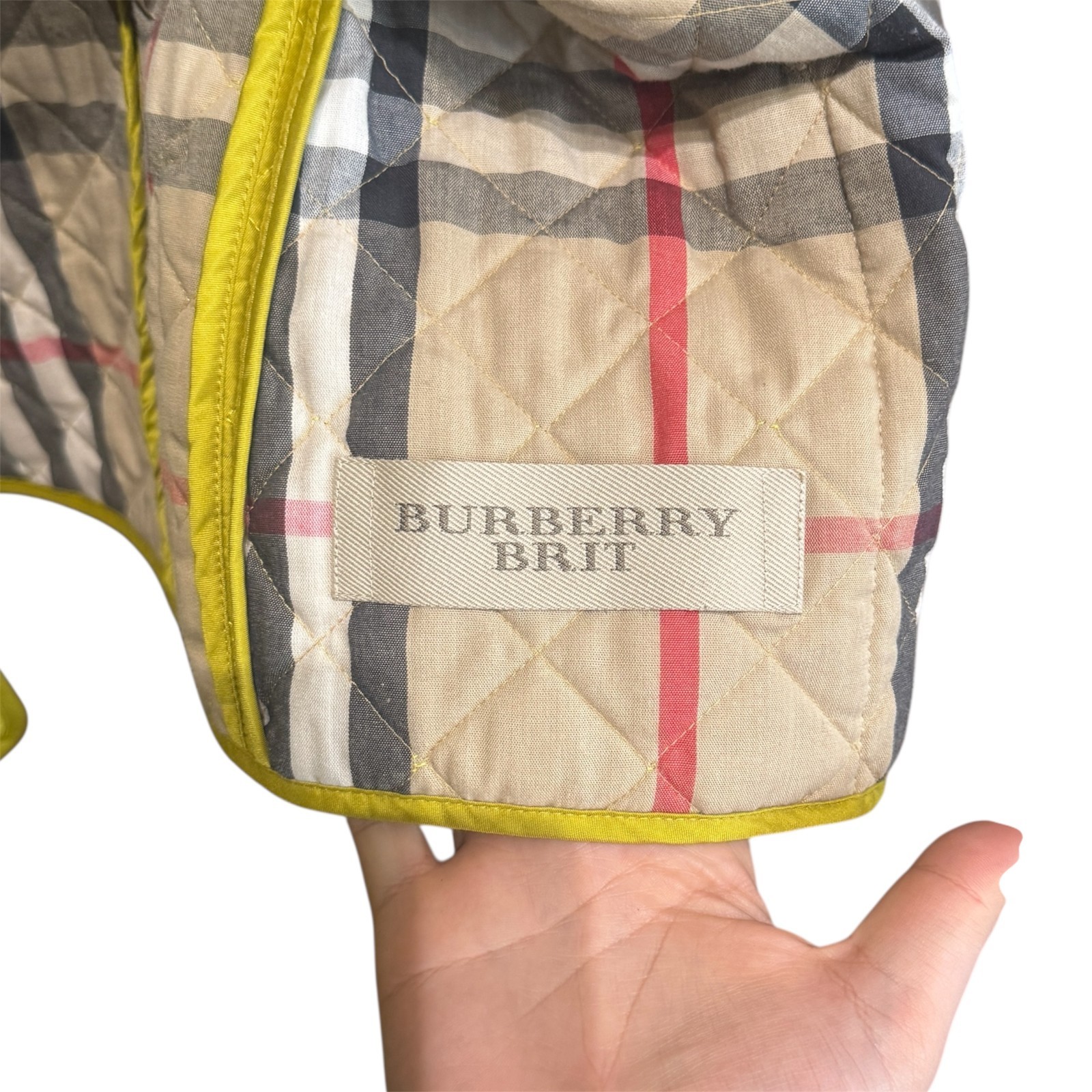 Burberry Diamond Quilted Button Down Lighweight J… - image 5