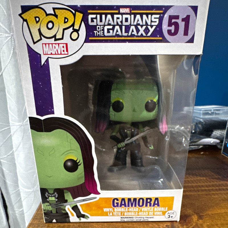 Funko Pop! Marvel Gamora #51 Guardians of the Galaxy Vinyl Boxed Bobblehead