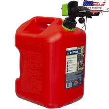 5 Gallon Smart Control Gas Can Easy Fill Spill Proof Red Container FSCG572 New