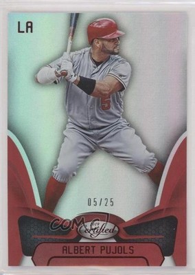 2019 Panini Chronicles Certified Red 5/25 Albert Pujols #14 0xz8