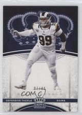 2017 Panini Preferred Crown Royale Platinum 7/49 Aaron Donald #75 h8k