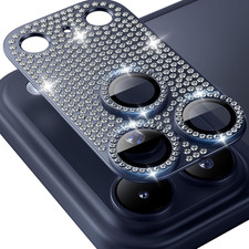 for Iphone 17-Pro-Max Camera-Lens Protector: Bling Diamond Camera Full Cover wit