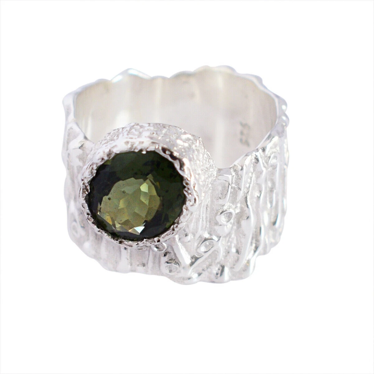 Orecchini in argento sterling ossidato - Pendente con pietra Orecchini in argento sterling ossidato - Pendente con pietra