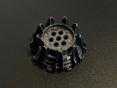 LEGO 64712 Reifen Rad Bohrkopf Ninjago Spikes 1 Stück pearl grau