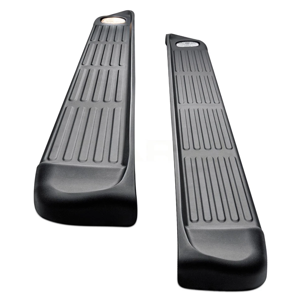 For Dodge Ram 2500 03-09 Running Boards 6" Molded Polymer Cab Length Black - Imagem 2 de 4