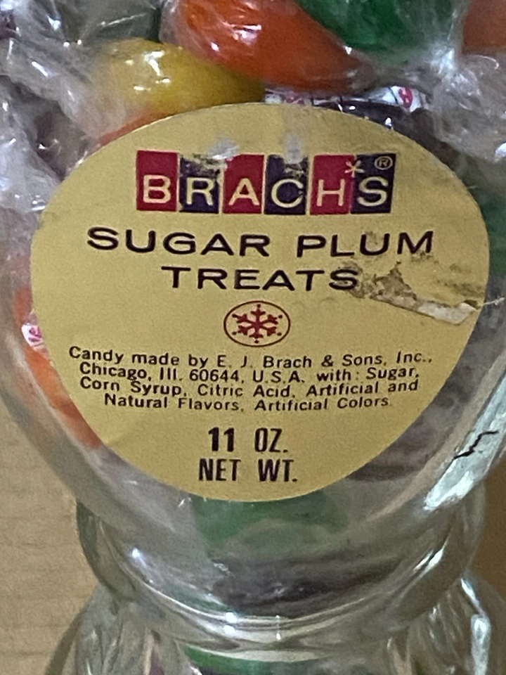 LOTE De Colección Brach’s Candy 3 Tarros Todo Relleno Surtido Azúcar Ciruela Golosinas Borgoña Foto 3 de 4