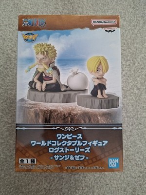 One Piece World Sammelfigur Log Stories Sanji und Zeff - Brandneu Japan