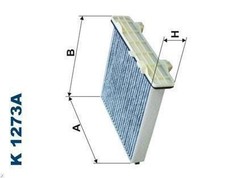 Filtre d'habitacle Mitsubishi PAJERO
