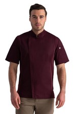 Men's Springfield Chef Coat, Merlot, Large