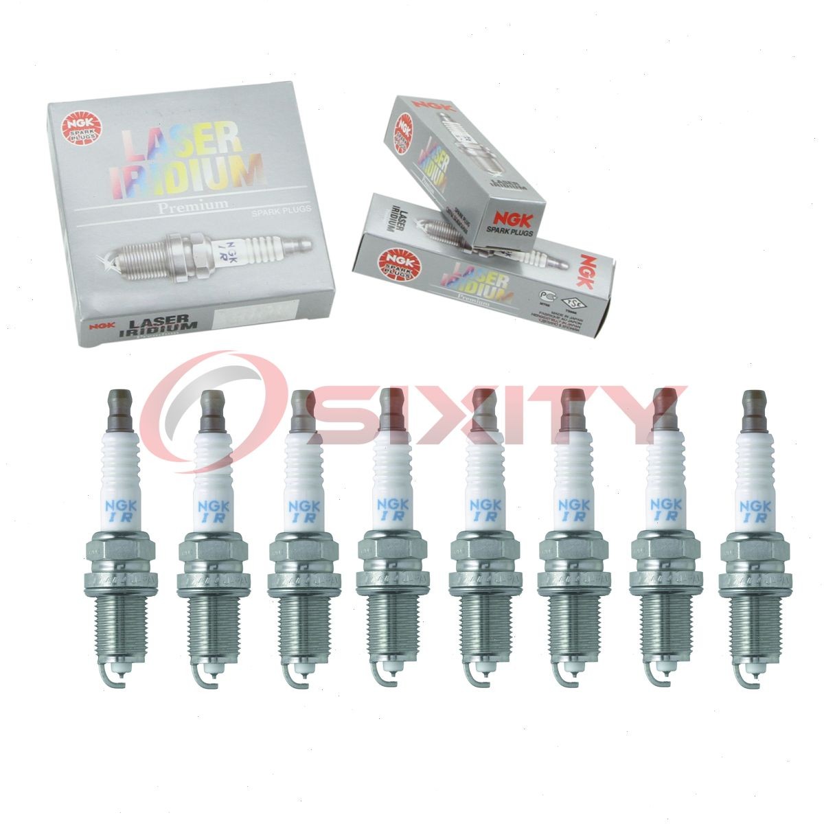 8 pc NGK 1314 IFR6G-11K Laser Iridium Spark Plugs for 98079-5617V an
