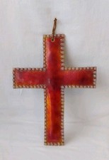 Limoges Antikes XXL Ordenskreuz Emaille Signiert P.Bonnert (MF) Argent Kruzifix