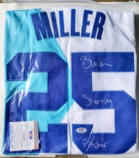 BOBBY MILLER DODGERS AUTOGRAPHED 2022 FUTURES GAME JERSEY SP INSCRIPTION PSA