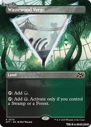 Wastewood Verge (Borderless) Aetherdrift Rare #374