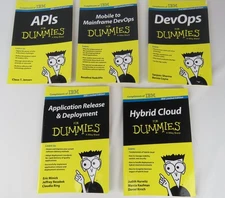 DUMMIES IBM LIMITED EDITION BOOKS: Lot of 5 for  DevOps APSs Hybrid Cloud + More