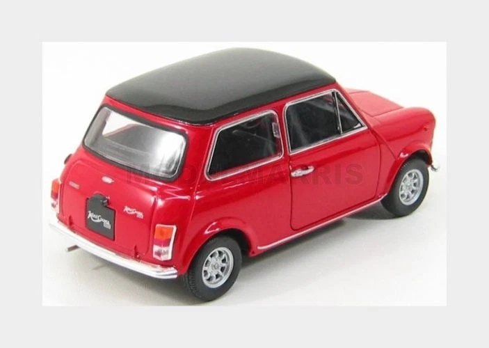 WELLY WE22496R MINI - COOPER 1.3 1970 - RED BLACK - 1/24 - Immagine 2 di 2