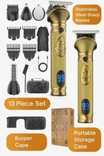 Beard Trimmer for Men, Electric Razor Shavers for Men w/Case