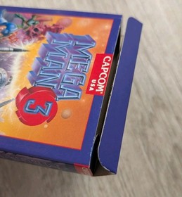 Mega Man 3 NES Nintendo Aut&eacute;ntico Original Caja Solo 1990