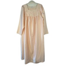 Vintage Nightgown By Eve Stillman Blush Pink Size L/XL