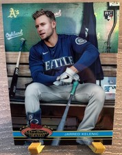 2021 Stadium Club Chrome #396b Jarred Kelenic 1991 Design Variation