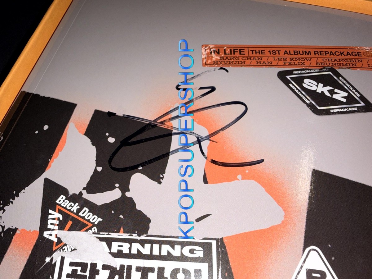 Stray Kids IN LIFE 直筆サイン入りアルバム STRAY KIDS [IN LIFE] Autographed Signed Limited Album STRAYKIDS IN