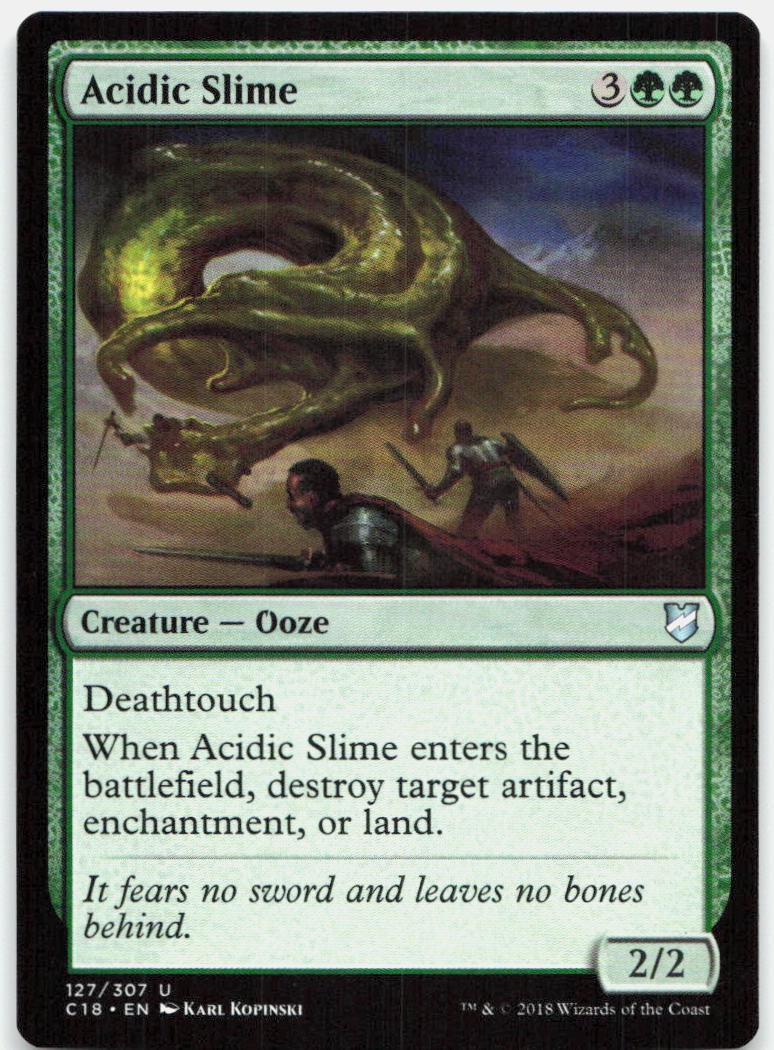 Acidic Slime NM U Commander 2018 127