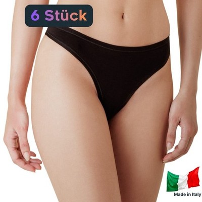 6er Pack Damen Brasiliana Slips Unterhosen Panty Unterwäsche Frauen  Größe 3/S