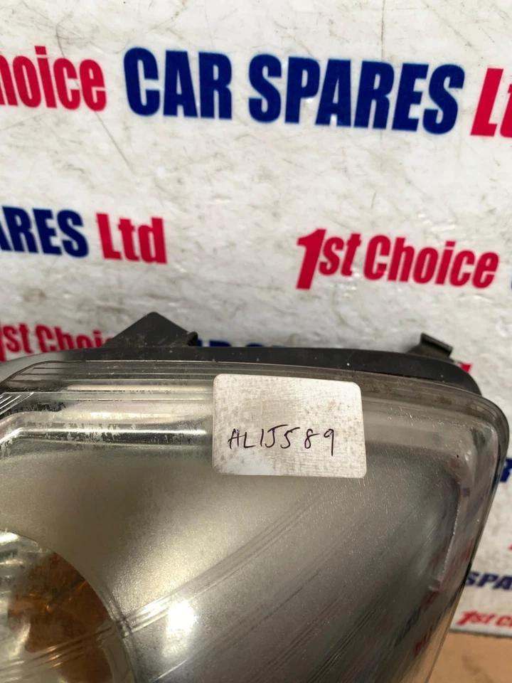 RENAULT CLIO DCI MK3 PH2 2010 PASAJERO NEGRO INSERCIÓN HALÓGENA LUZ DE CABEZA LÁMPARA Foto 4 de 4