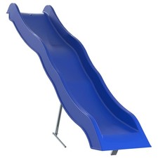 Play Slide Blue 210x40 cm Polypropylene garden play equipment vidaXL