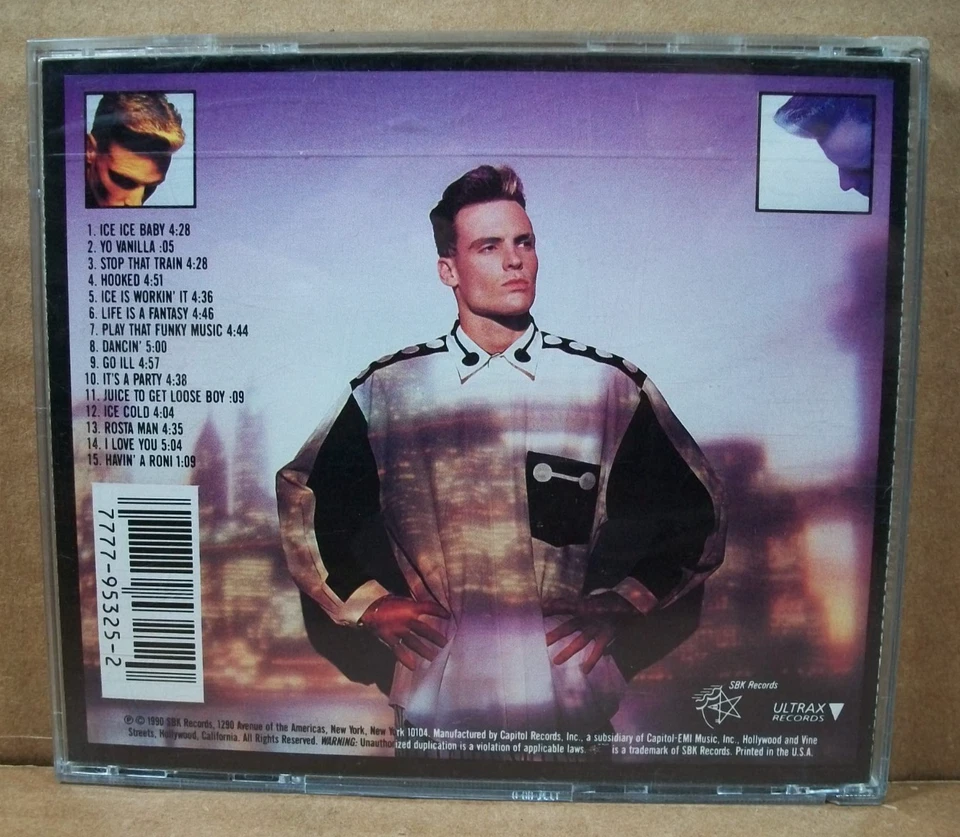 Vanilla Ice - To The Extreme (CD, 1990, SBK) Foto 2 de 4