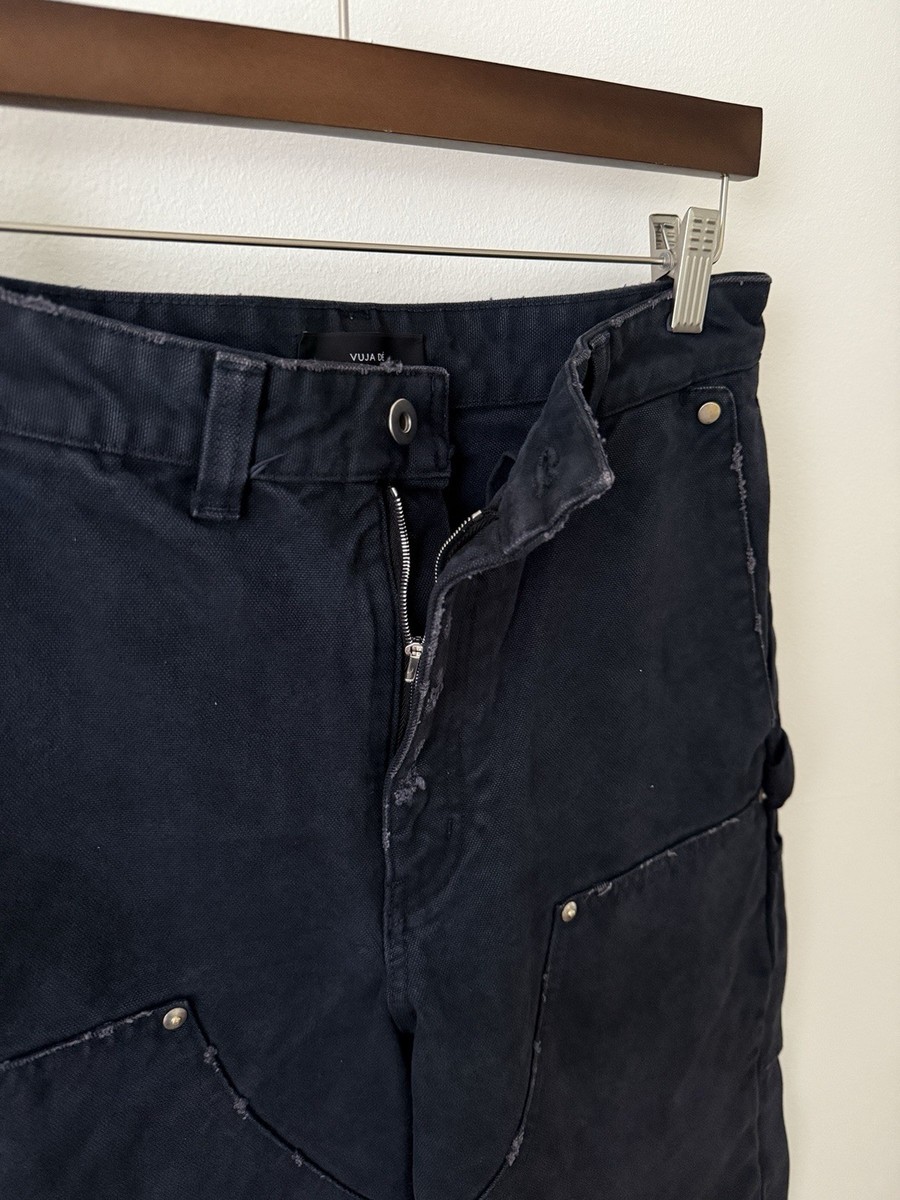 Vuja De Ando Heavy Double-Knee Pants Blue Small | eBay