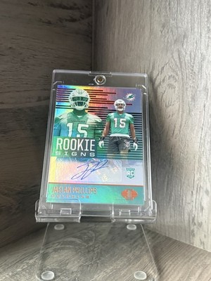 Panini Illusions Jaelan Phillips Rookie Signs Autograph Miami Dolphins RS-JP