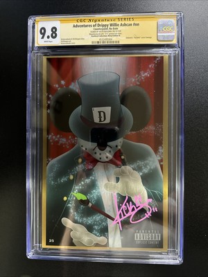 Adventures Of Drippy Willie Houdini CGC 9.8 Kickstradomis Excl #3/5 Virgin Metal