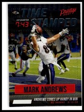 Mark Andrews 2021 Panini Prestige #TS-MA Time Stamped Baltimore Ravens Card