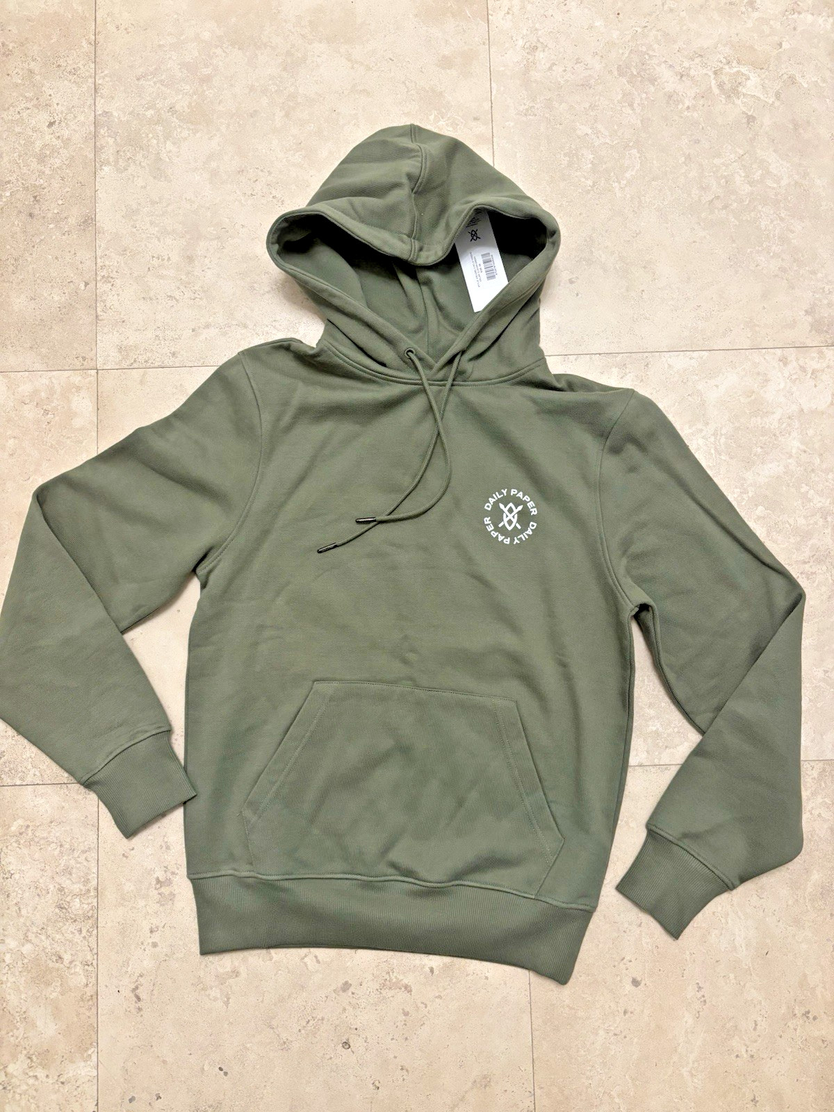 Daily Paper Men's Circle Hoodie in Clover Green XS NWT