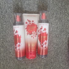 3 BATH  BODY WORKS Japanese Cherry Blossom fine fragrance mist 8 oz