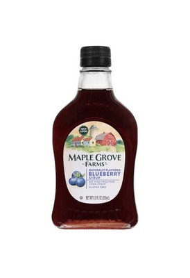 Maple Grove Farms Flavored Syrups, Blueberry, 8.5 Ounce Fl Oz (Pack of 1) 