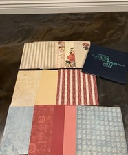 Colorbok Post Bound Scrapbook Album 10 Sleeves Navy Blue Bonus Base Pages 12x12