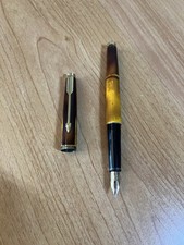 STYLO PLUME PARKER LAQUE DE CHINE TIGRE - PLUME OR