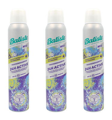 Batiste 24h Active Trockenshampoo , 3x200ml EAN5010724001431