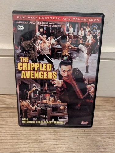 CRIPPLED AVENGERS  (1978) Hong Kong Kung Fu  SHAW BROTHERS DVD Region Free