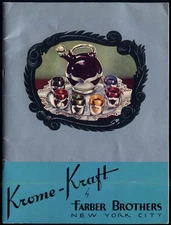 Krome-Kraft Farber Brothers Holloware Catalog 1941